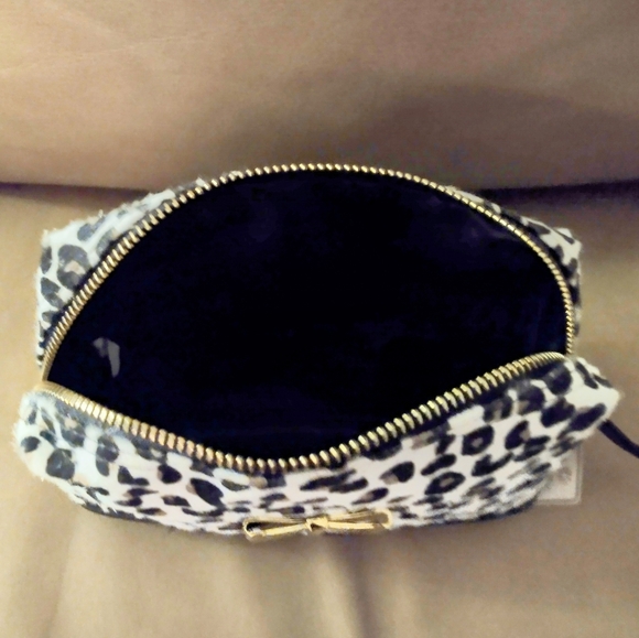 Perfect Image Black Leopard Cosmetic Makeup Bag NWT - Picture 6 of 6